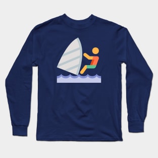 Windsurfing Logo Wear Long Sleeve T-Shirt